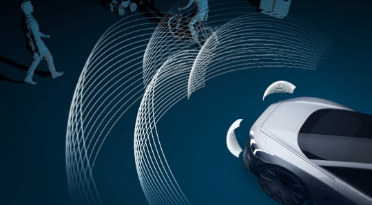 Elmos LiDAR Concept - LiDAR view Elmos LiDAR Concept - LiDAR view